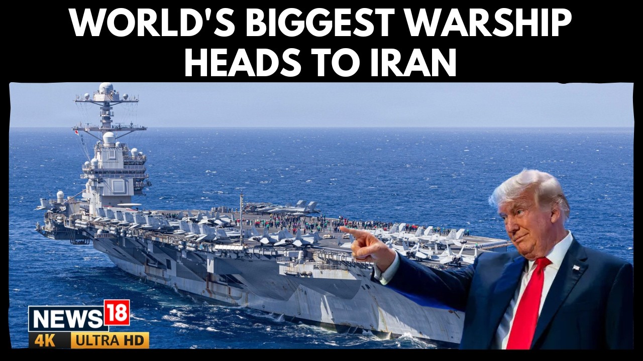 War Next? Trump Hints World's Largest Warship, USS Gerald R. Ford To Be Deployed In Iran | 4K