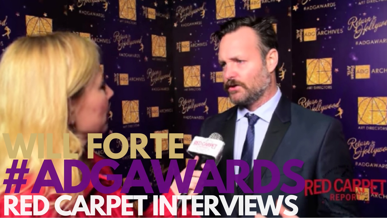 Will Forte #LastManFOX interviewed at the 21st Excellence in Production Design Awards #ADGawards