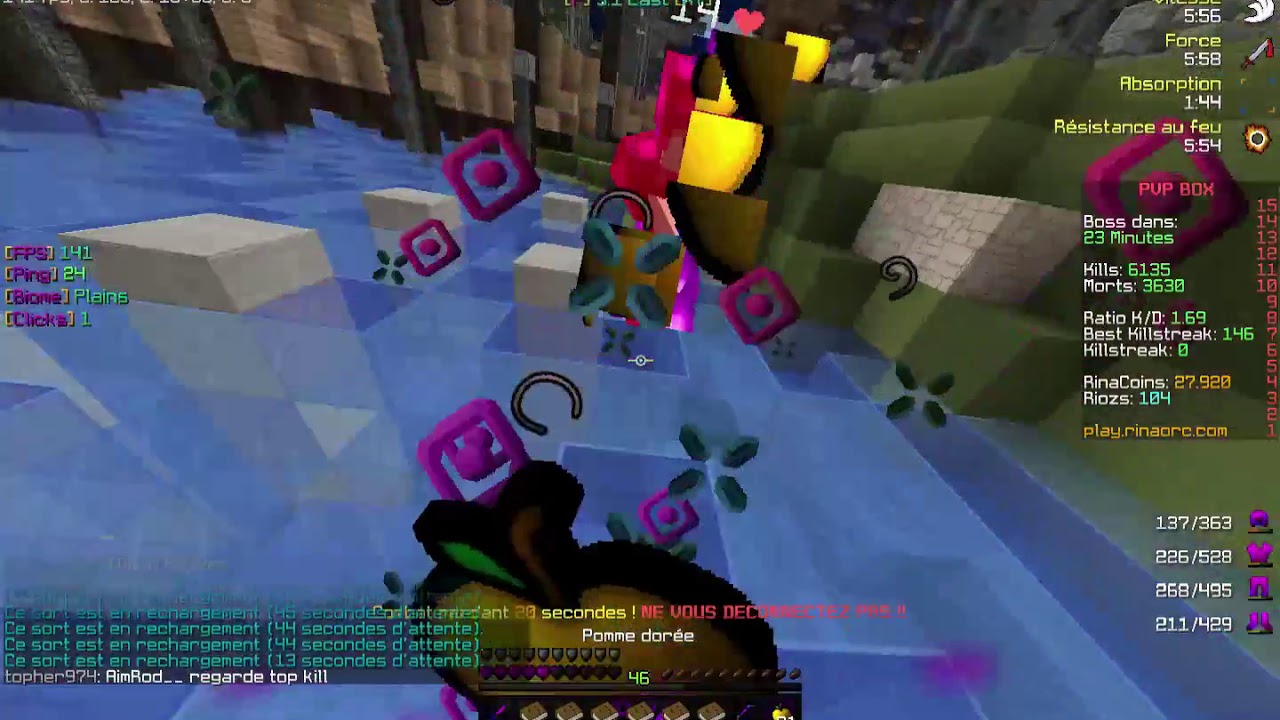 1v1 Contre RayYes PvPBox Rinaorc