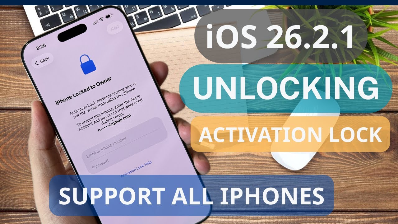 [ iOS 26.2.1 ] Unlocking All iPhone Activation Lock | Fix Apple Account & Removed iCloud on All iOS