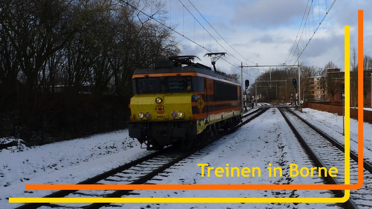 Treinen op station Borne // 14 januari 2017