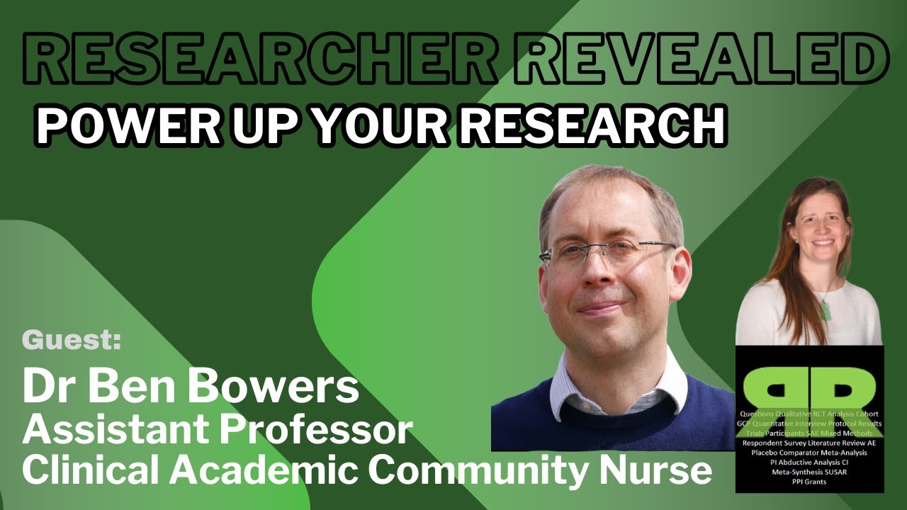 Ben Bowers, clinical academic community nurse: how adding more can make your research powerful!