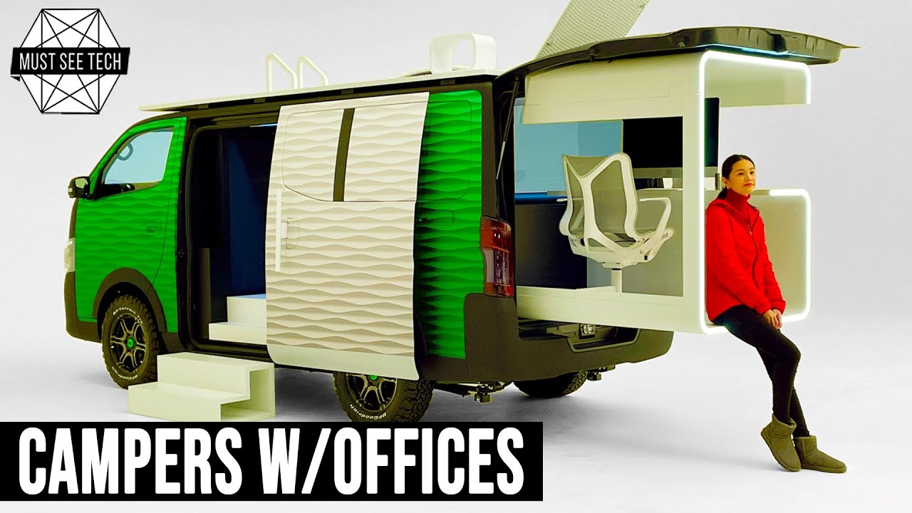 Top 9 Campers and Business Vans that Serve as Mobile Offices for Remote Work