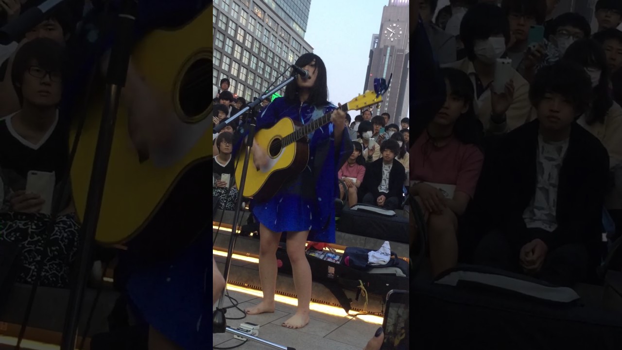 さユり 29.05.19 新宿路上ライブ birthday song