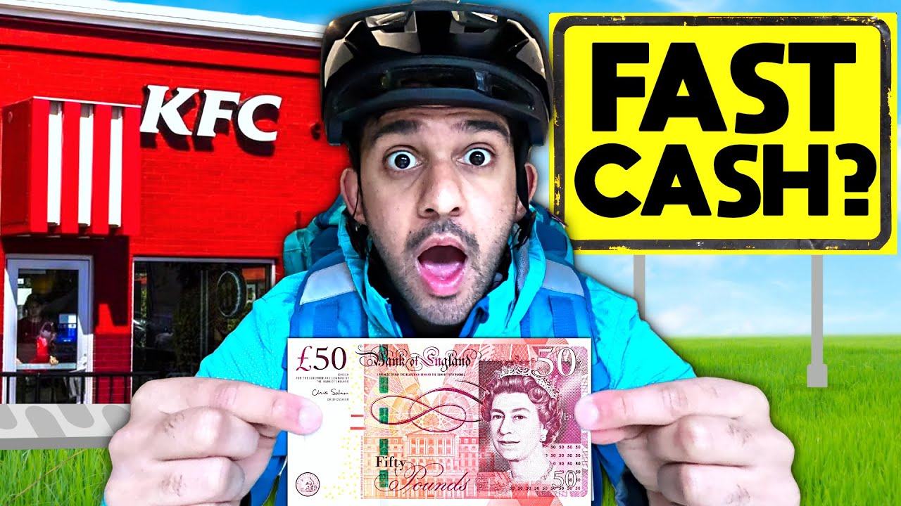 £50 Deliveroo Challenge - How FAST can I make £50 on Deliveroo?