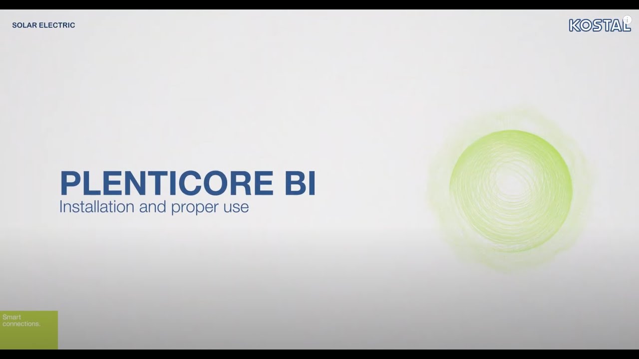 PLENTICORE BI: Installation and proper use