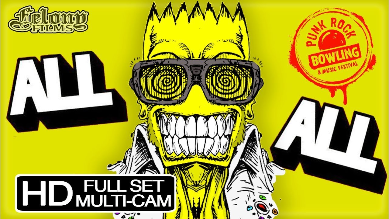 ALL - Punk Rock Bowling 2014 (full set multi cam drum cam)