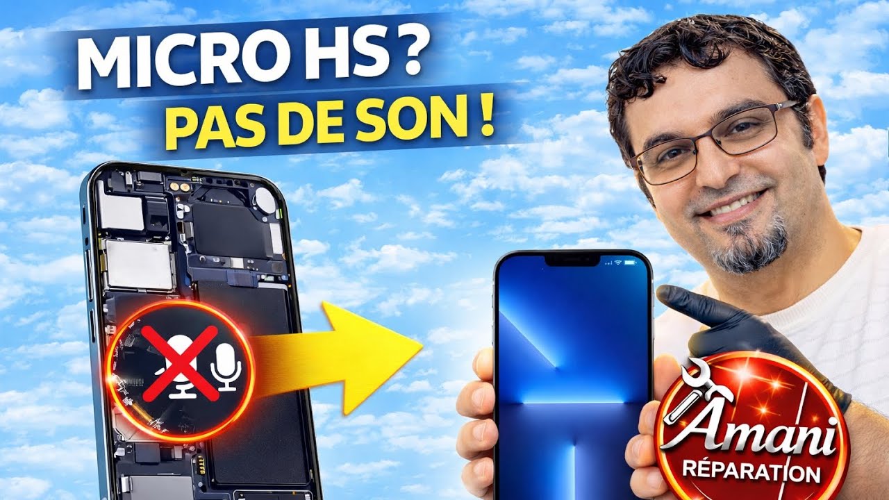 Micro iPhone 14 Pro Max HS ? Solution rapide (Remplacement module charge