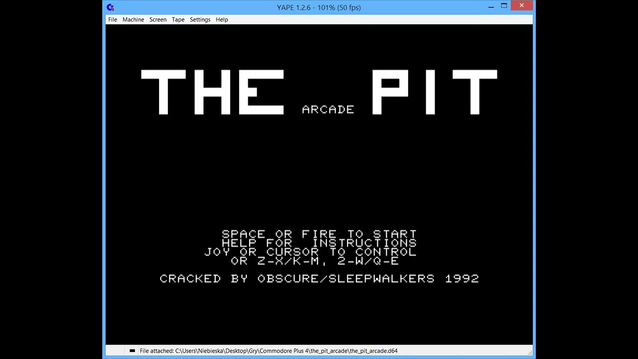 The Pit (Arcade) - Commodore Plus/4