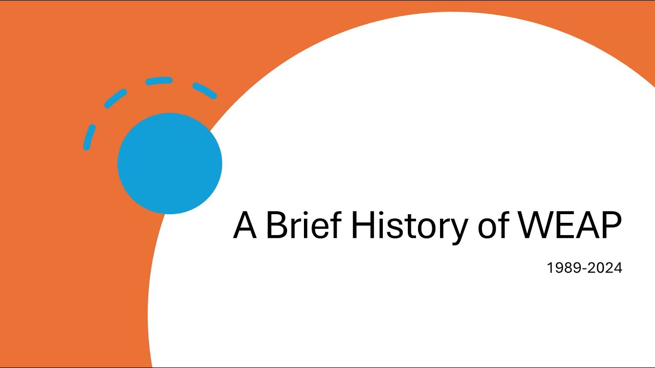 WEAP History and Highlights: 35 years of WEAP in action
