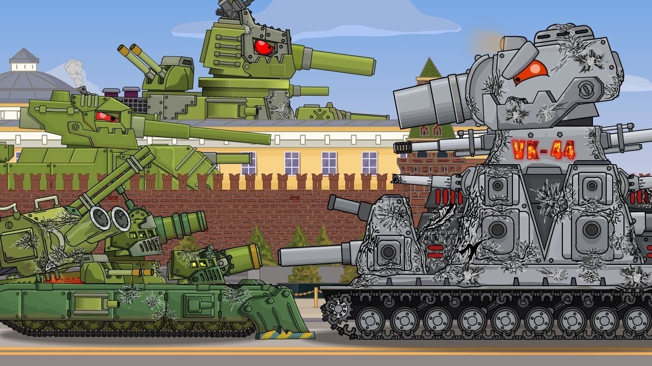 ¡Destruyan al VK-44 Cueste lo que Cueste! Bombardeo al Kremlin – Tanques Animados