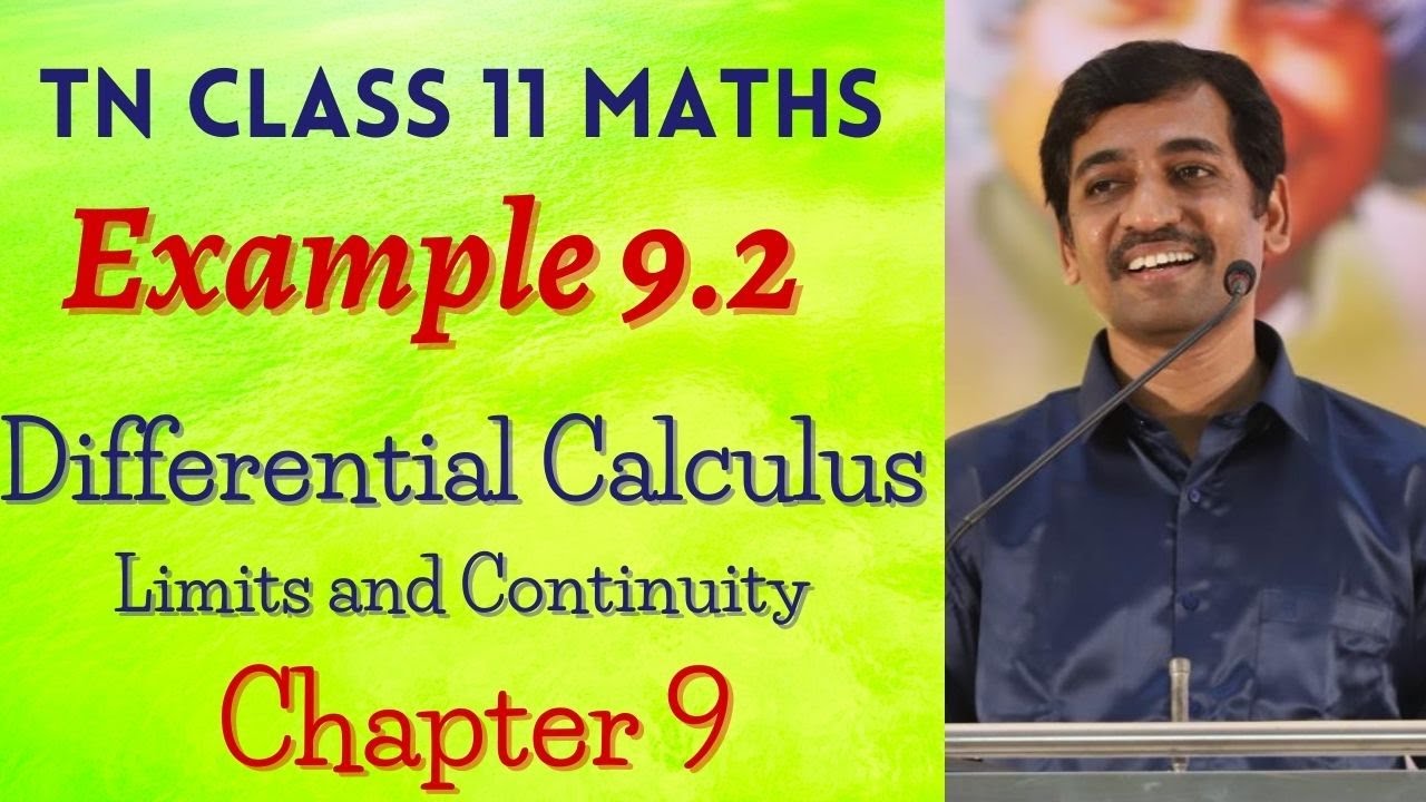 Class 11 Maths | Example 9.2 | Limits and Continuity | Tamil Nadu New Syllabus