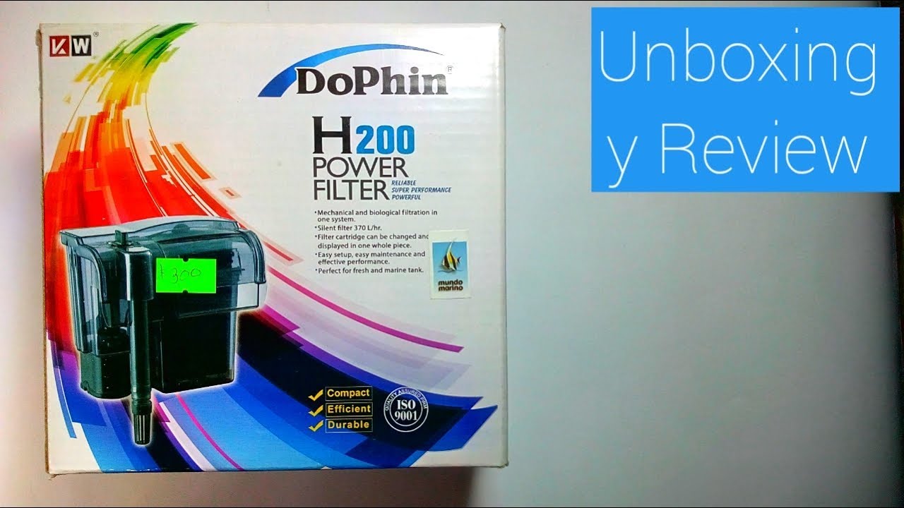 Unboxing y Review de Filtro cascada DoPhin H200