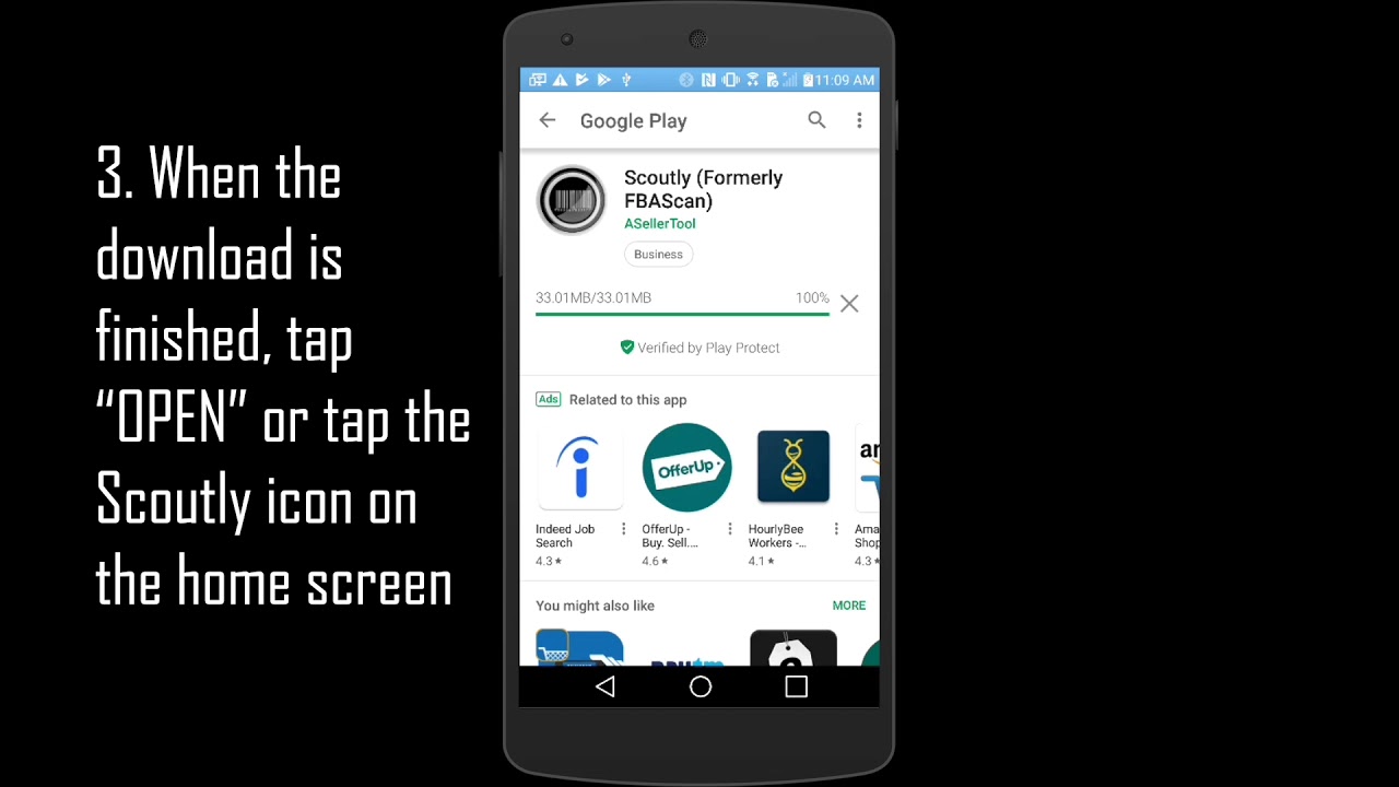 Install ASellerTool Scouting App Scoutly on an Android Phone