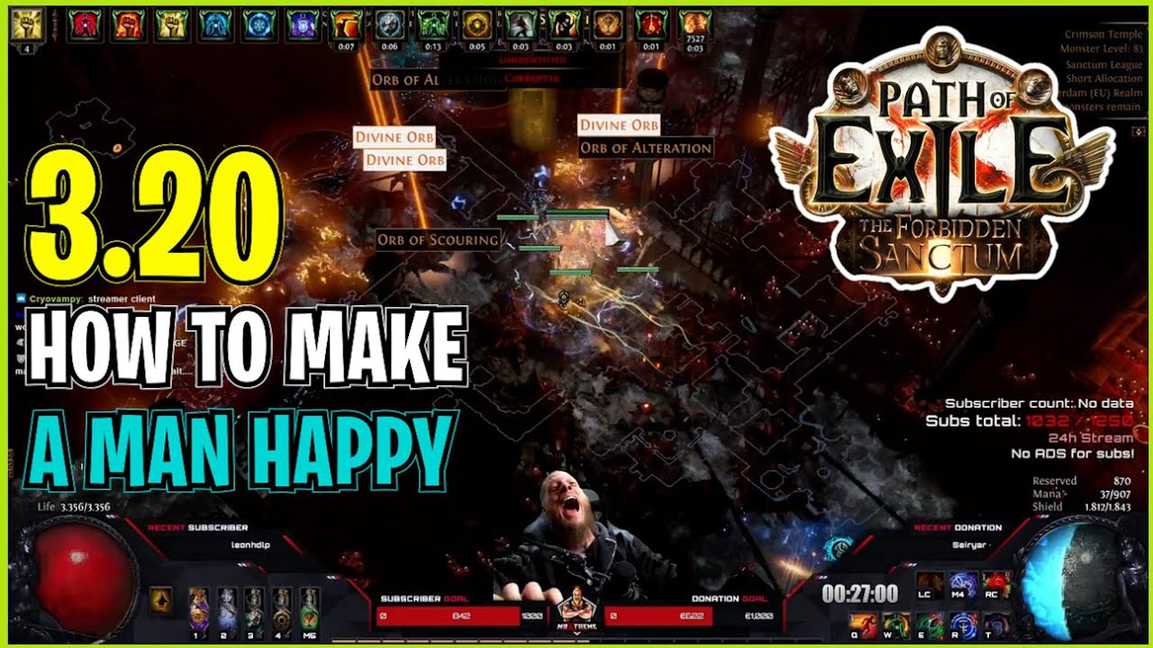 ⚡ POE 3.20 ⚡ mbXtreme - How to make a man happy