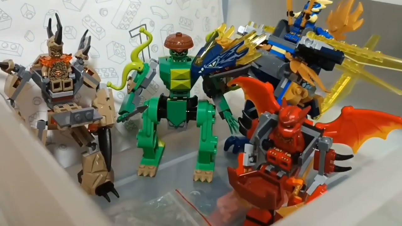4+set is not that bad! a combined dragon mech /LEGO ninjago dragonsrising season 4 new set 71853
