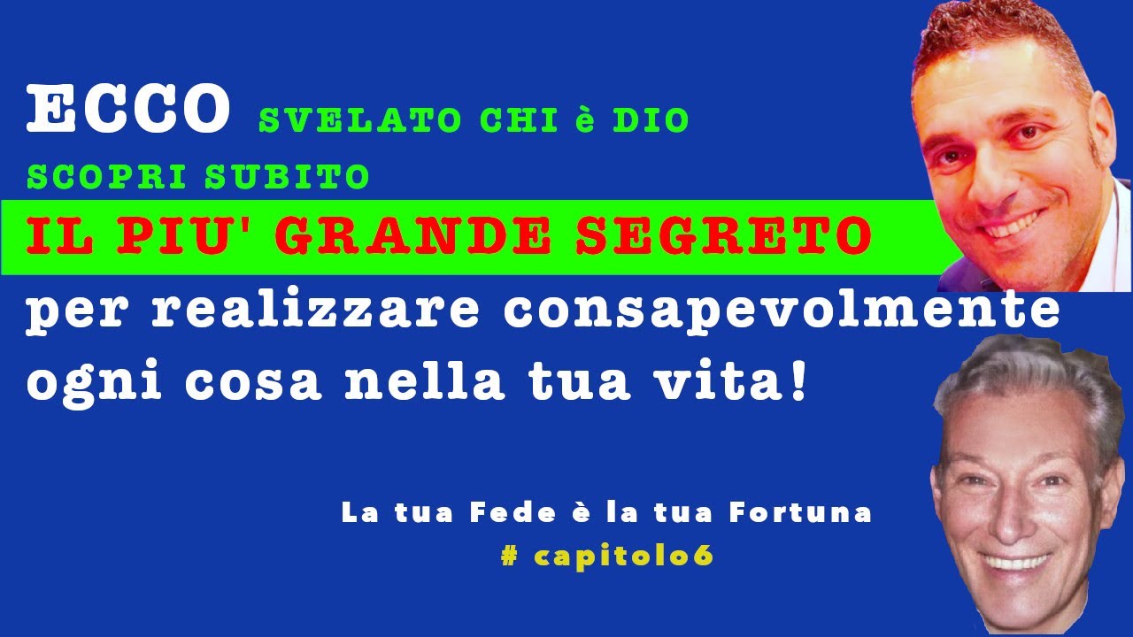 Ecco chi &egrave; DIO‼️Scopri come realizzare consapevolmente ogni cosa.