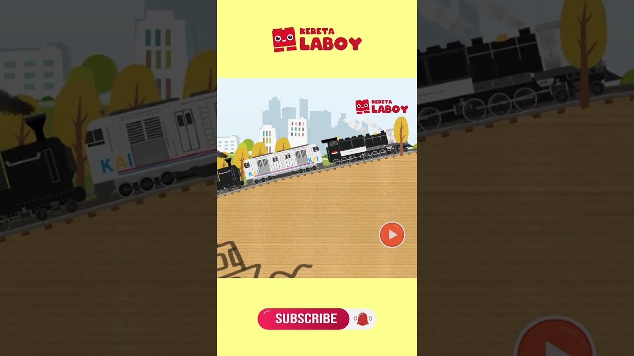 Kereta Api Uap Hitam Union Pacific Menlintasi Rel Berkelok - Labo Brick Train #shorts