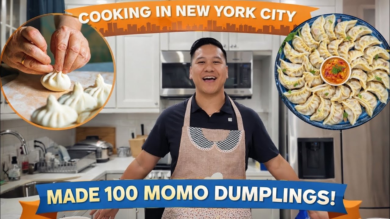 EP-6 | Made 100 Momo Dumplimgs | Cooking In New York City