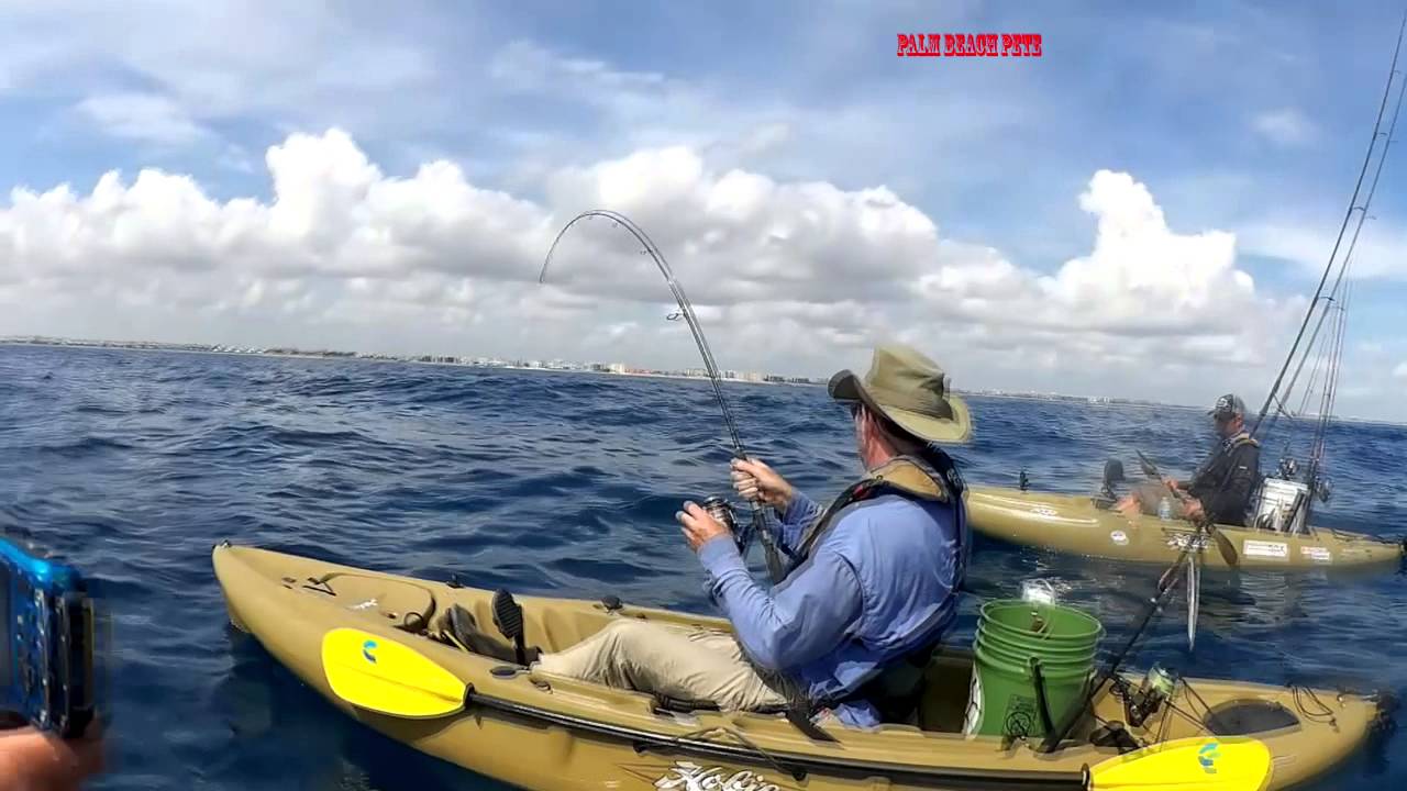 Fishing offshore with Pushing Water kayak Charters