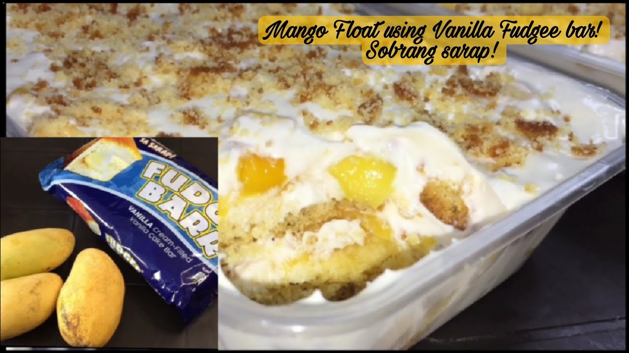 Mango Float Using Vanilla Fudgee Bar | No Bake Desserts