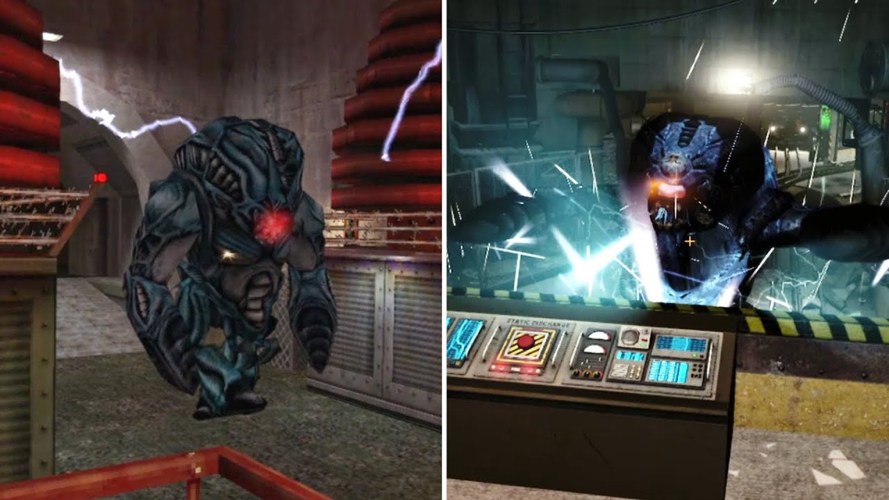 The first Gargantua encounter (Half-Life / Black Mesa comparison)