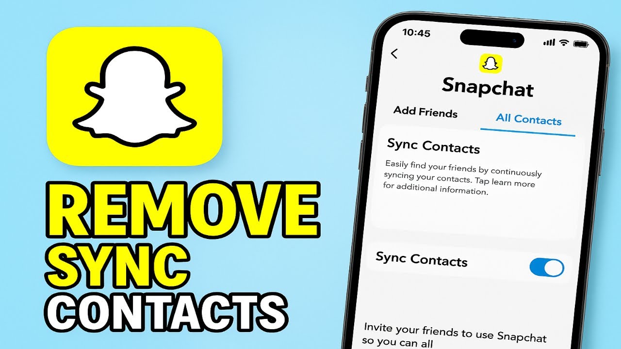 Как удалить синхронизированные контакты из Snapchat (2025)