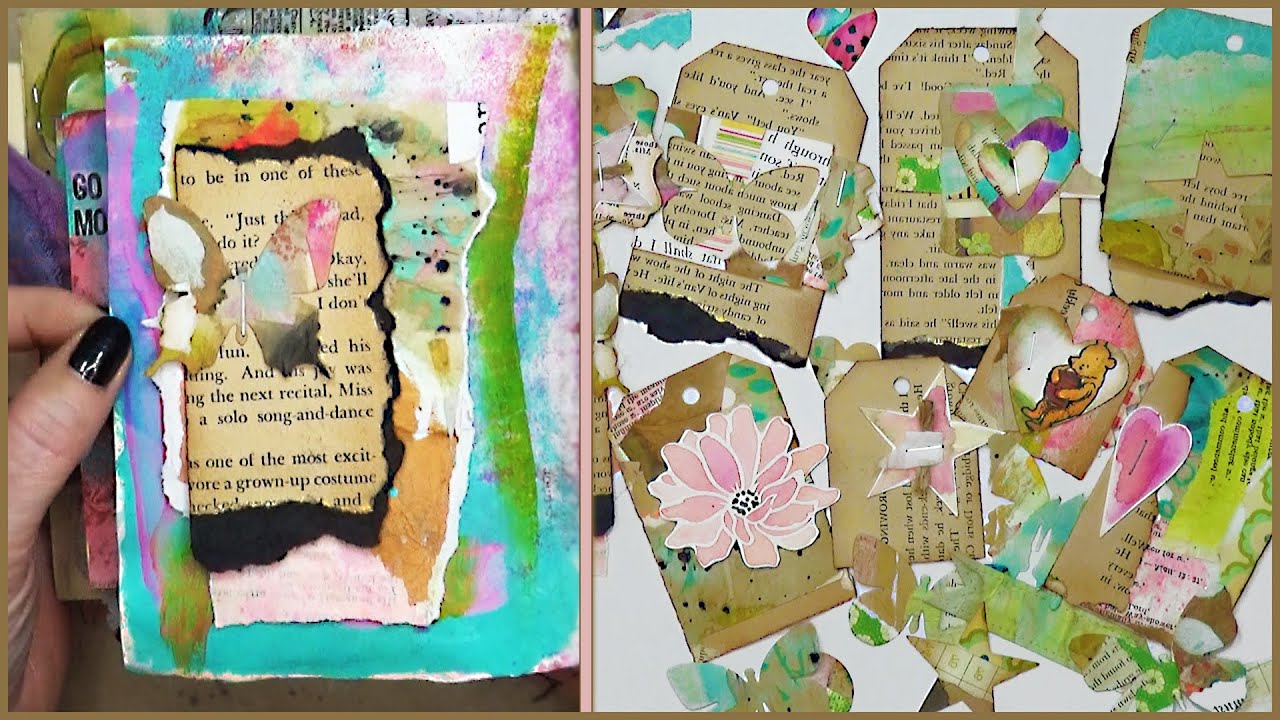 Scrappy Collage Ephemera - From Start to Finish!