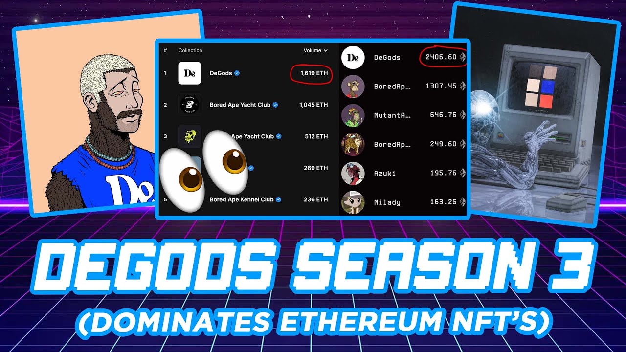 DeGods Season 3 is ruling ETH Trading Volume😤