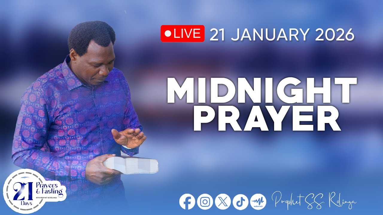 🔴LIVE​​​​​​​​​​​​​​​ MAOMBI YA USIKU MFUNGO (SIKU 21) - DAY 9 (MIDNIGHT PRAYER) (JAN 21, 2026)