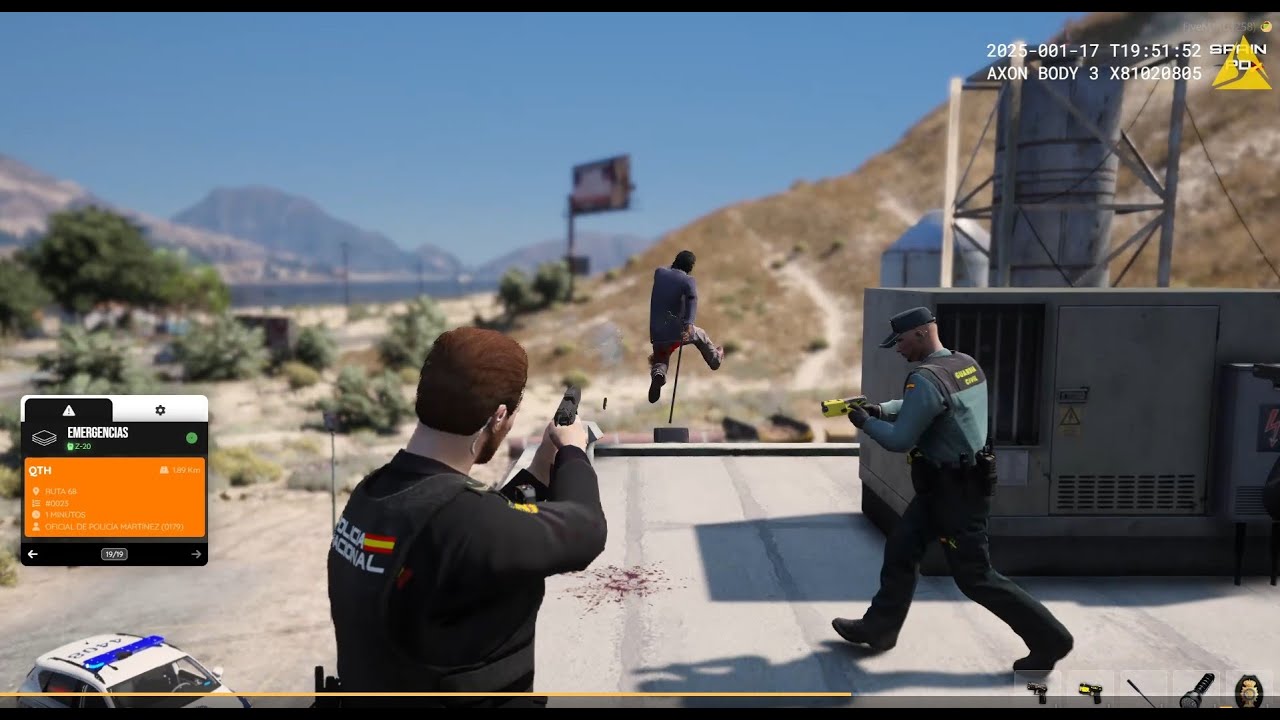 Perseguimos a los gitanos... termino usando el arma ☠️ | SpainPD 🚔👮