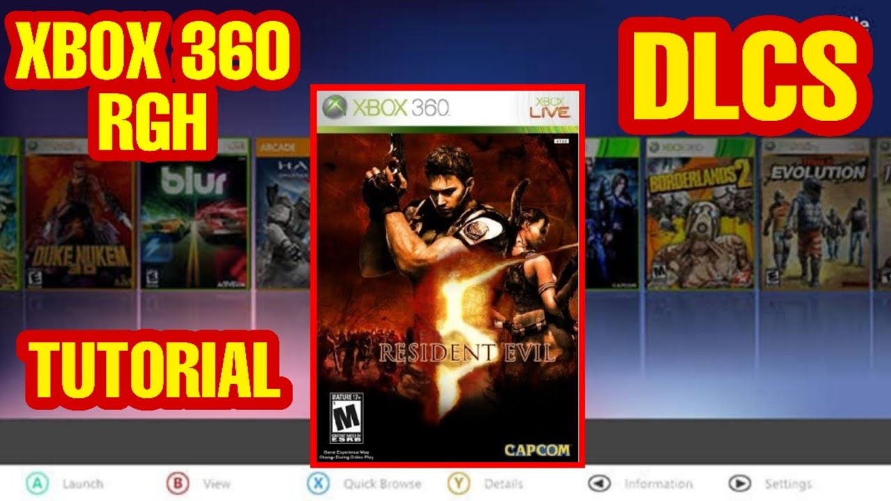 RESIDENT EVIL 5 XBOX 360 RGH FULL CON TODOS SUS DLCS 