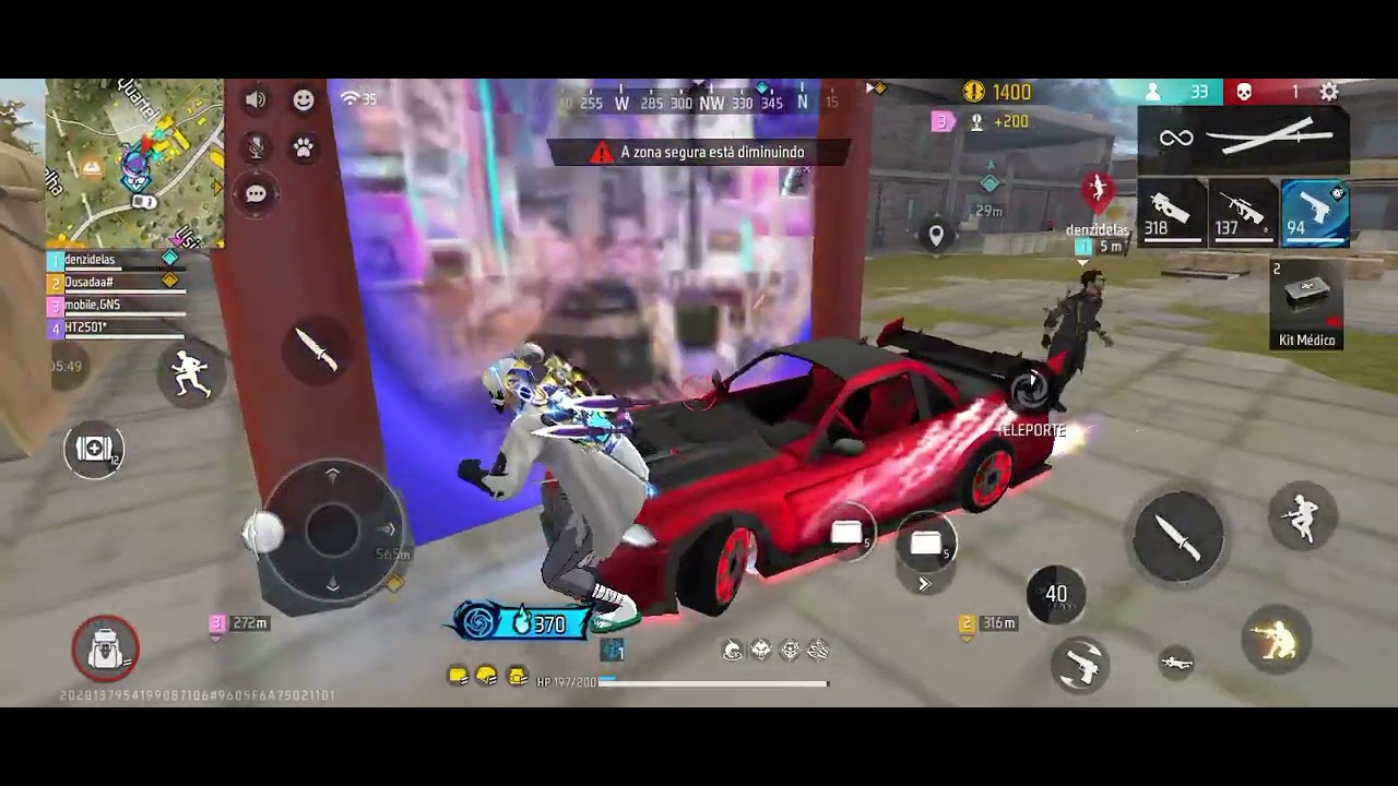 Jogando free Fire parte 2