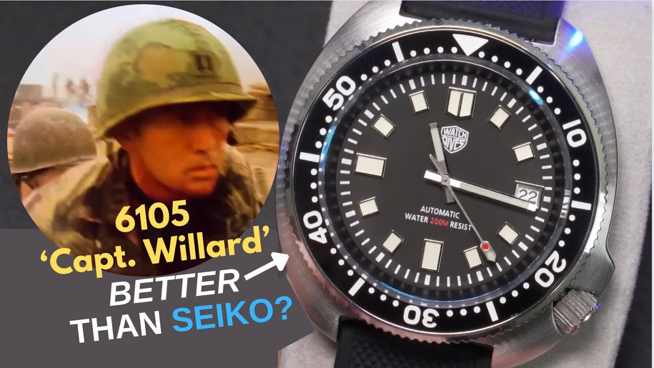 Часы для дайвинга Watchdives WD6105 «Capt Willard» (настоящая дань уважения Seiko?)