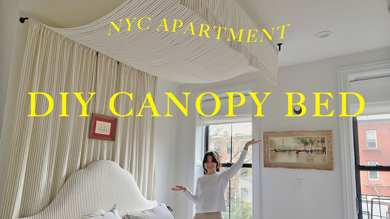 DIY Canopy Bed | NYC Apartment