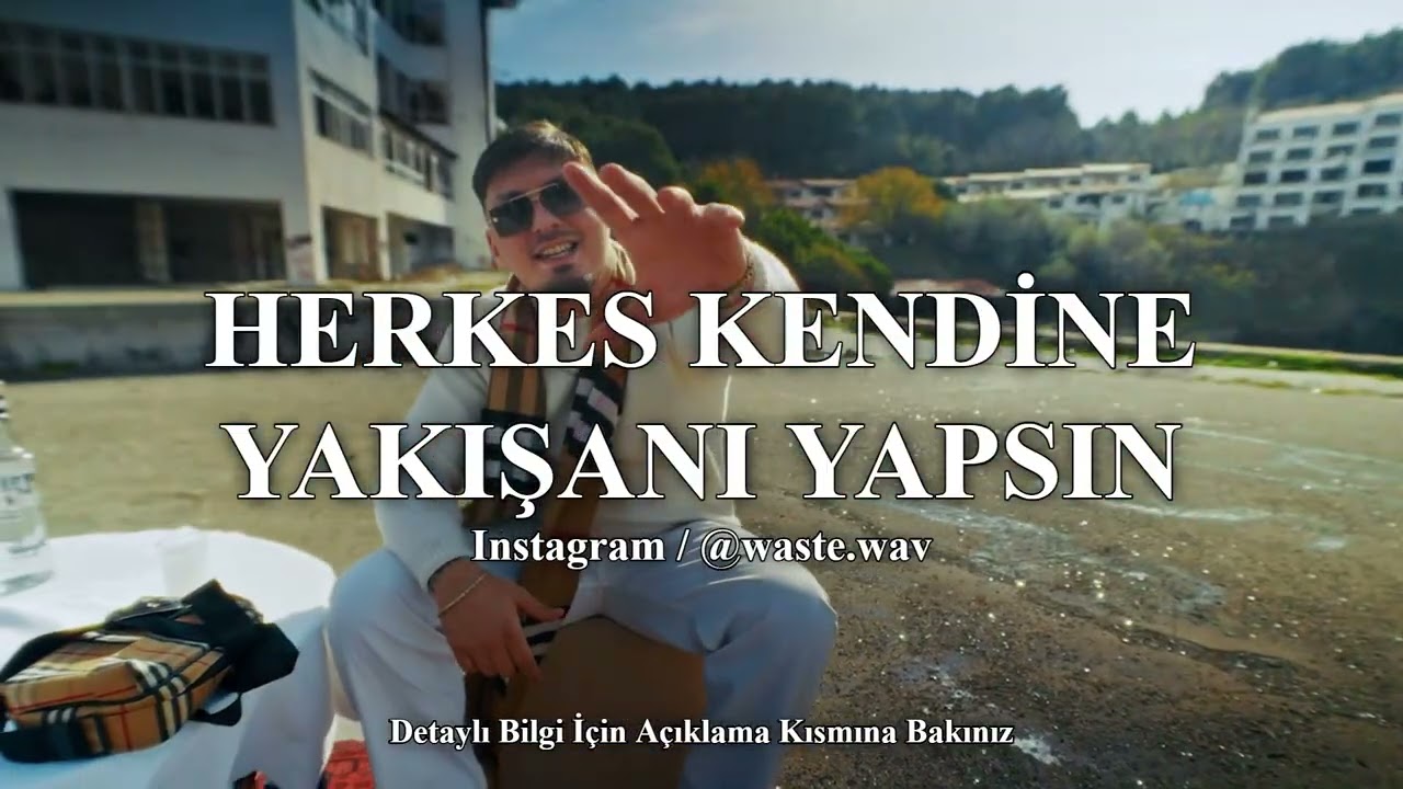 ORGANIZE TYPE BEAT - *HERKES KENDİNE YAKIŞANI YAPSIN* (Prod. Waste)