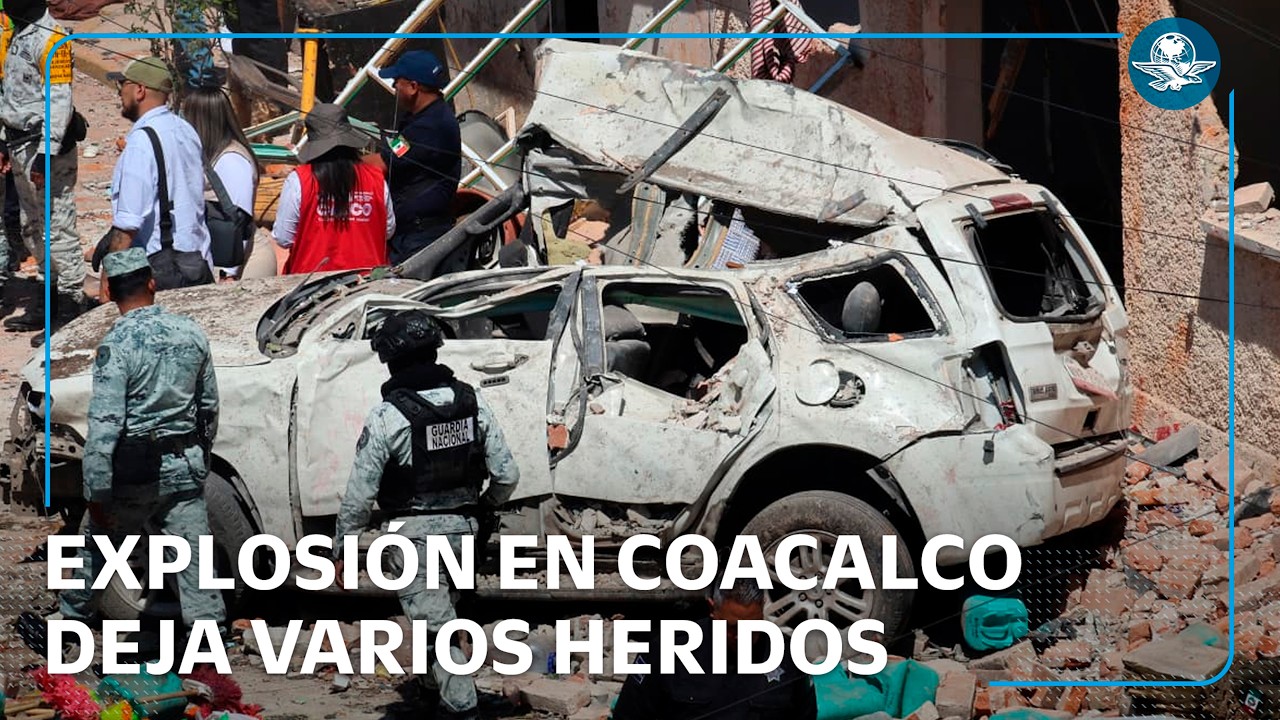 Explosión de gas en Coacalco deja heridos y una casa destruida