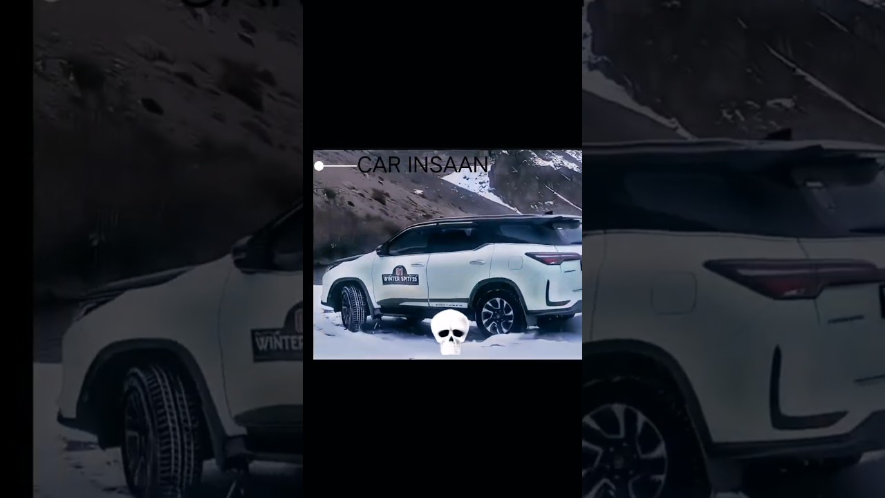Sourav Joshi Drifting Fortuner Legender  In Snow ❄️🔥💀 #toyota #fortuner #legender #souravjoshivlogs