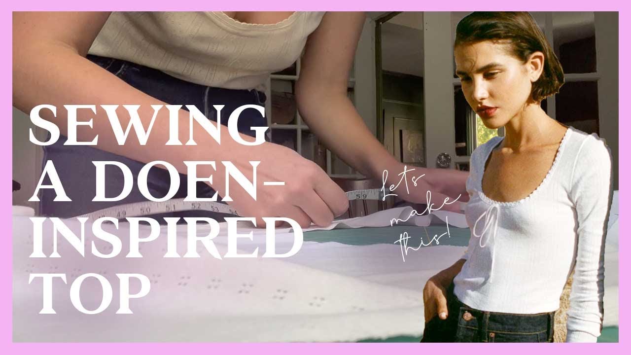 SEWING A DOEN-INSPIRED TOP | Jaclyn Salem sewing vlogs