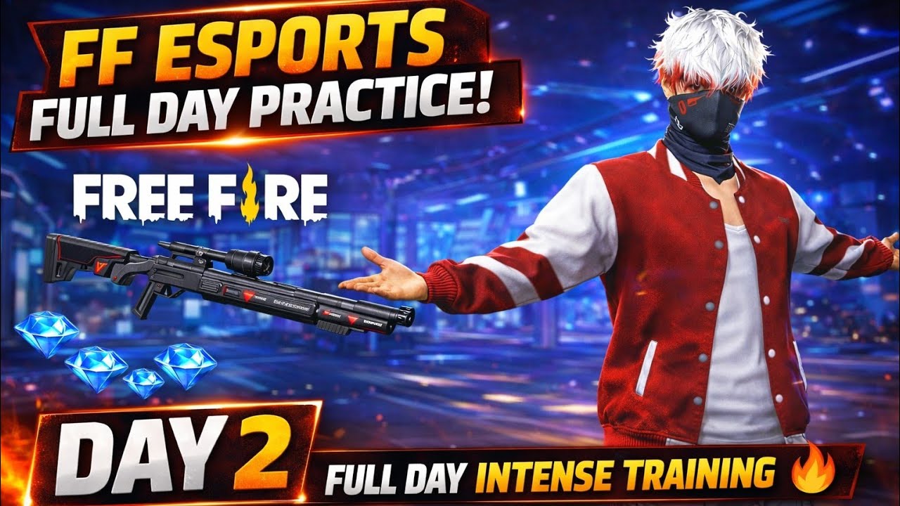 FF  Esports Full Day Practice  |  Day 2  | Full Day Intense Training 🔥 |