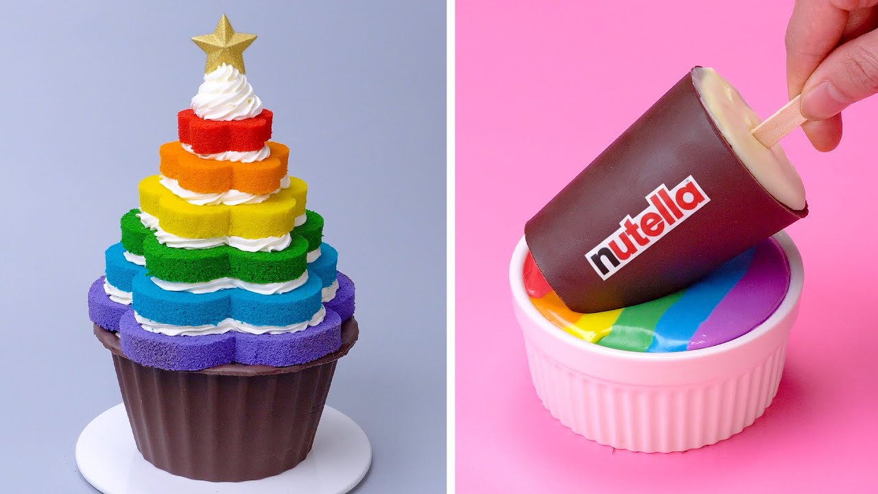 🌈 Top 10 Amazing Colorful Cake Compilation 🌈