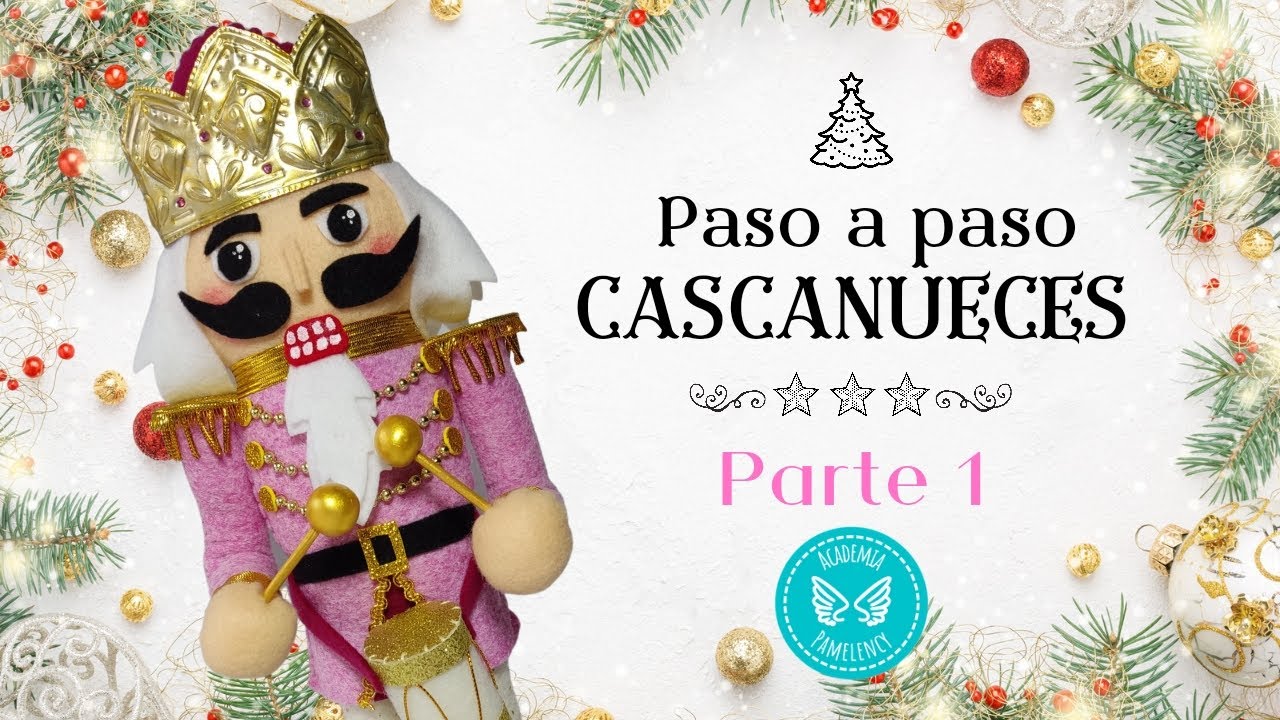 Cascanueces Pamelency en paño lency / fieltro . Paso a paso. Parte 1.