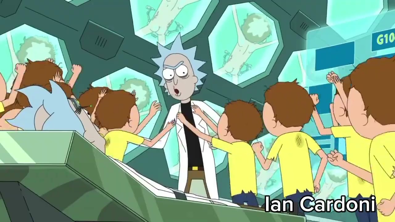 Evil Rick's death voice comparison (Season 1/Season 7)