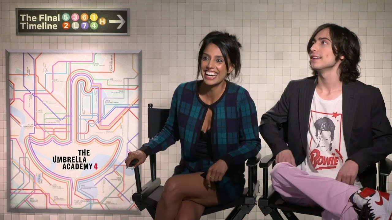 Class Dismissed for Umbrella Academy's David Castañeda, Justin H. Min, Aidan Gallagher, & Ritu Arya