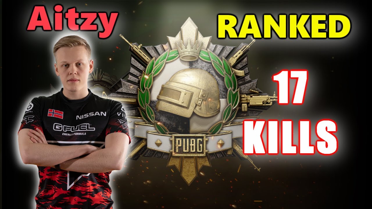 Faze Aitzy - 17 KILLS - PRO SQUAD - PUBG RANKED