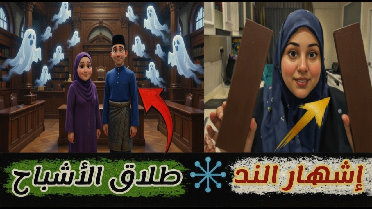 🚨 عاجل أشنو وقع في جلسة الطلاق أول مرة في التاريخ جلسة الطلاق بلا محامية بلا قاضي جلسة الأشباح 👻 😂