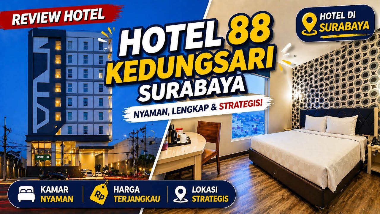 hotel 200ribu an di surabaya!! hotel 88 kedungsari surabaya review hotel budget terbaik
