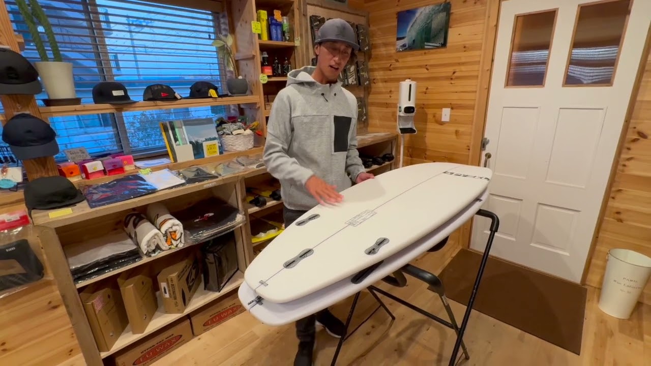 パイゼルサーフボードの推しモデルが入ってきました。