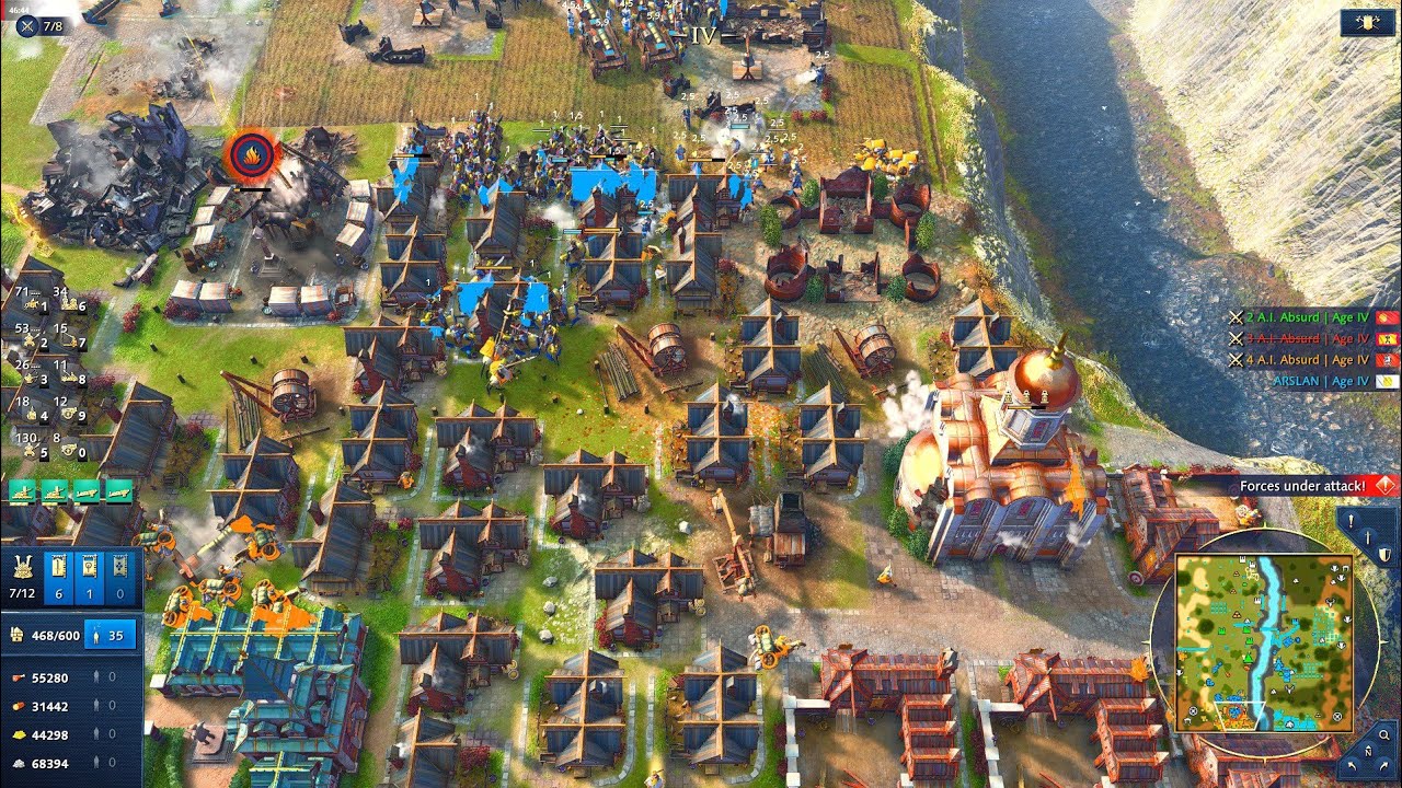 Age Of Empires 4 | Japanese Takes on Rus, Sengoku Daimyo, and Malians – Massive 1v3 Warfare!