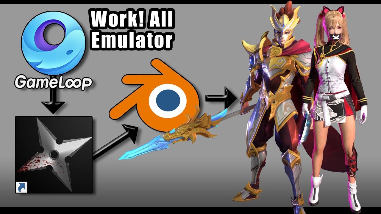 Tips Bongkar Asset 3d Game Menggunakan Emulator & NinjaRipper 1000% Work